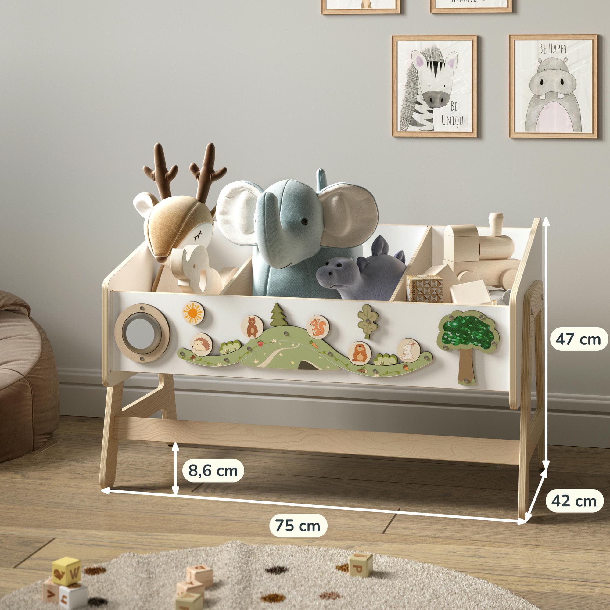 Spielzeugregal / Tisch LILU – BusyKids