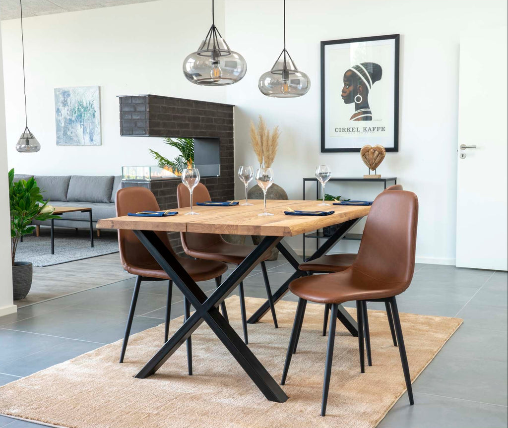 Stockholm Matstol – Vintage Ljusbrun