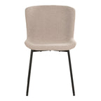 Maceda Matstol – Beige Bouclé