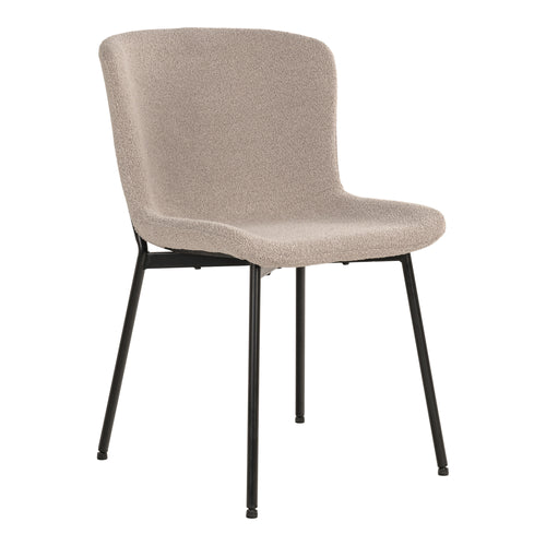 2-pack Maceda Matstolar – Beige Bouclé