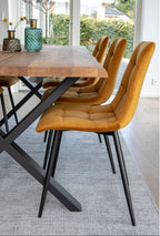 Middelfart Matstol – Senapsgul Sammet