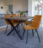 Middelfart Matstol – Senapsgul Sammet