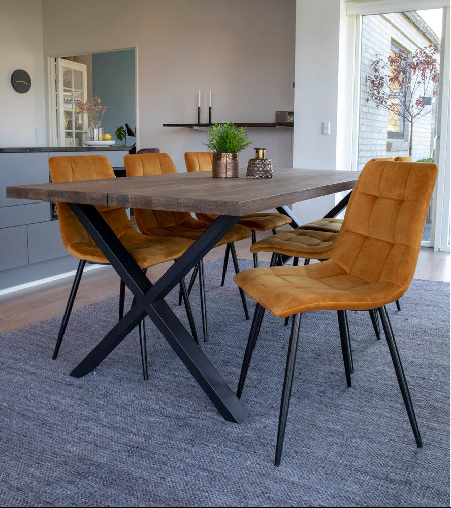 Middelfart Matstol – Senapsgul Sammet