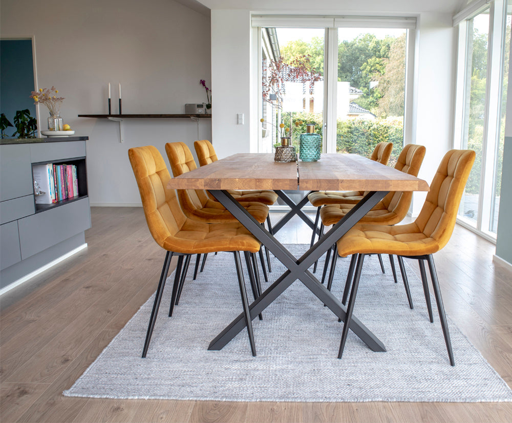 Middelfart Matstol – Senapsgul Sammet