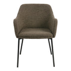 2-pack Melilla Matstolar – Brun Bouclé