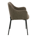 2-pack Melilla Matstolar – Brun Bouclé