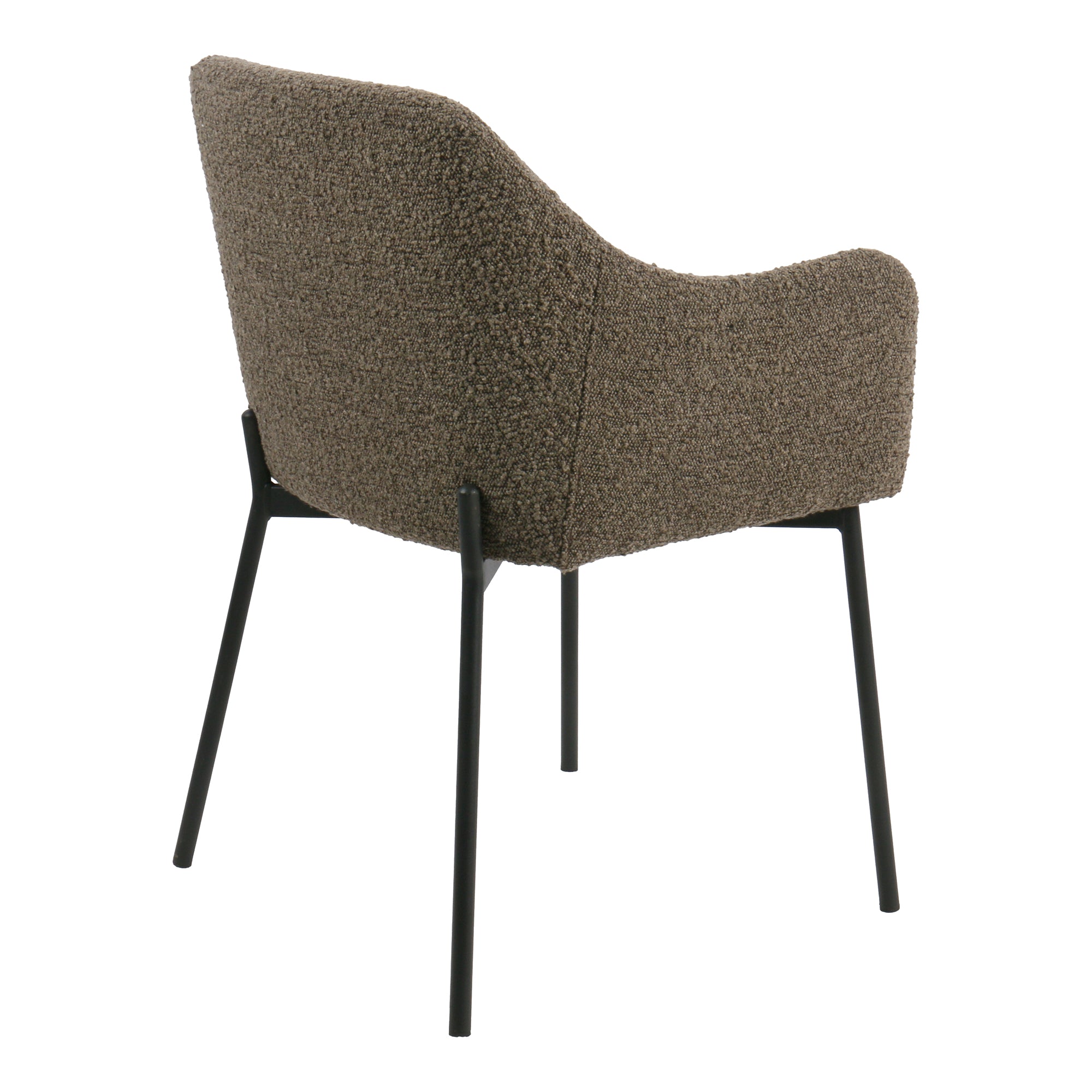 2-pack Melilla Matstolar – Brun Bouclé