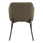 2-pack Melilla Matstolar – Brun Bouclé