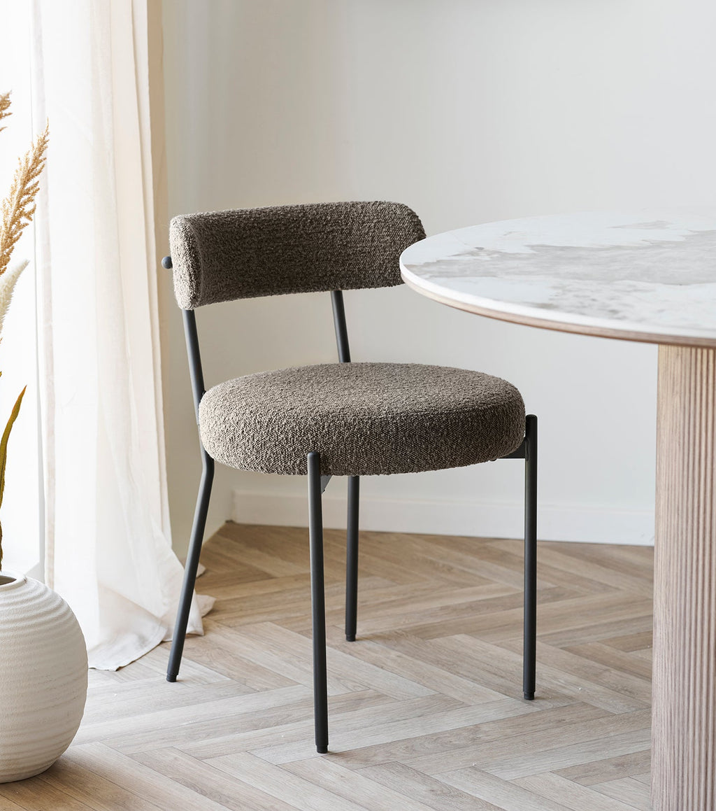 Badalona Matstol – Brun Bouclé