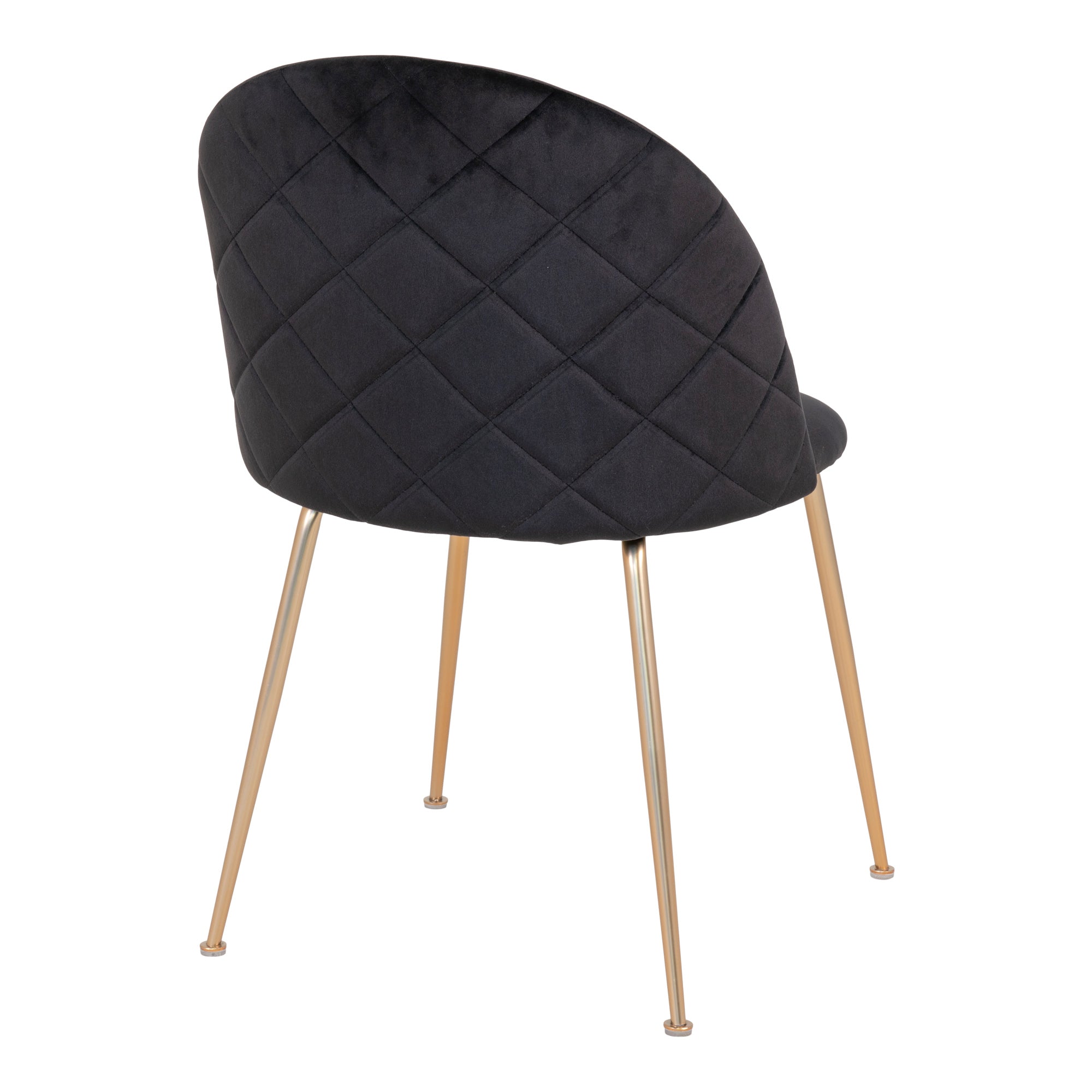 2-pack Geneve Matstolar – Svart Sammet