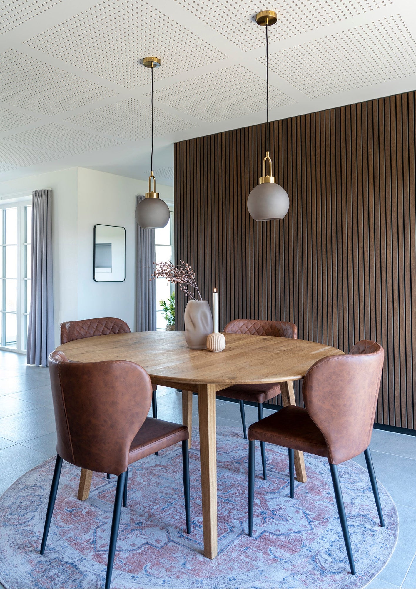 Pisa Matstol – Vintage Brun PU