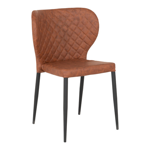2-pack Pisa Matstolar – Vintage Brun PU