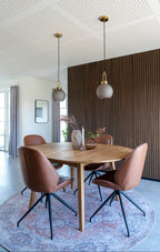 Monte Carlo Matstol med snurrfunktion – Vintage Brun PU