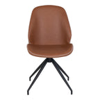 Monte Carlo Matstol med snurrfunktion – Vintage Brun PU