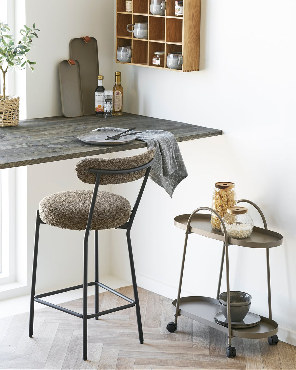 Badalona Barstol – Brun Bouclé