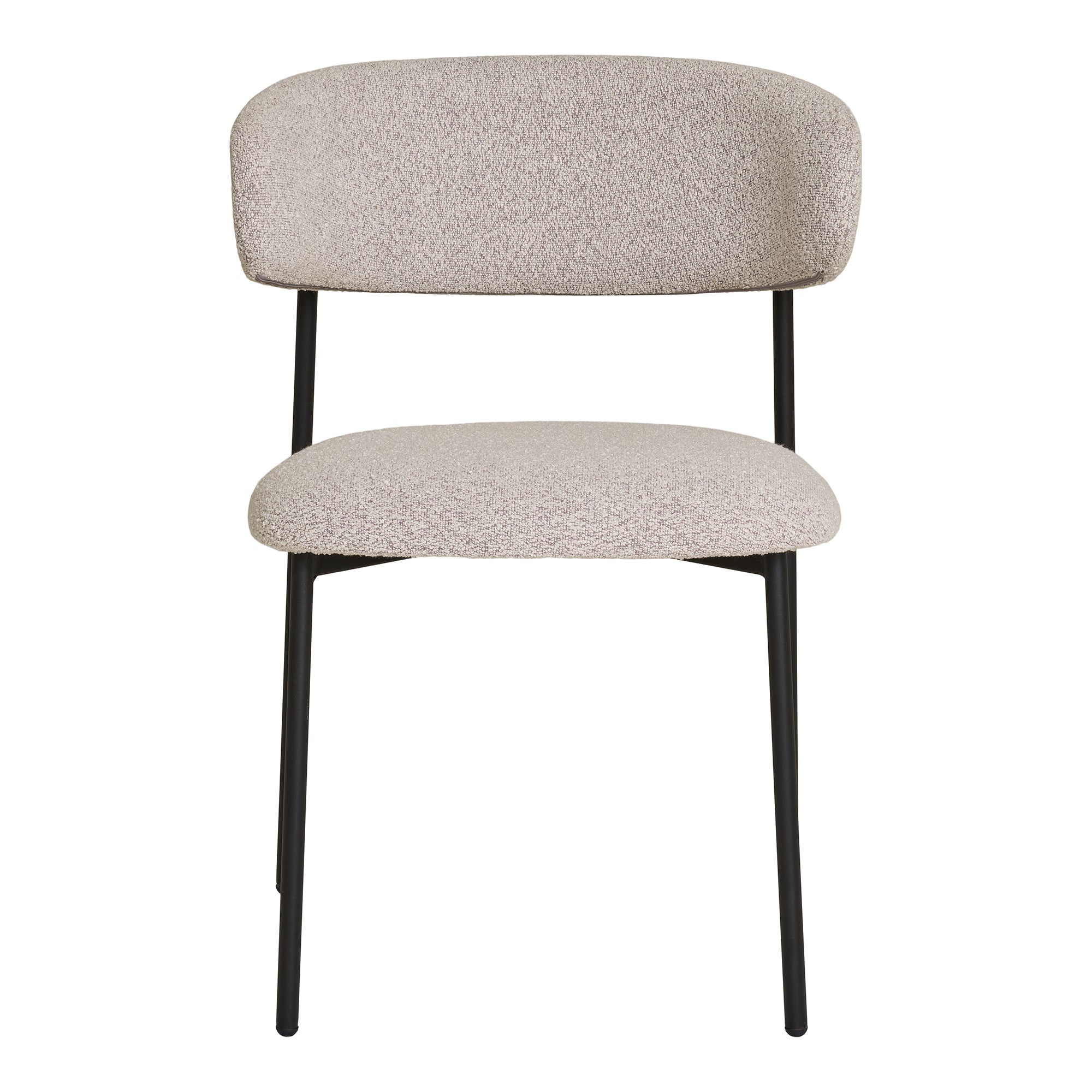 2-pack Mira Matstolar – Sand Bouclé