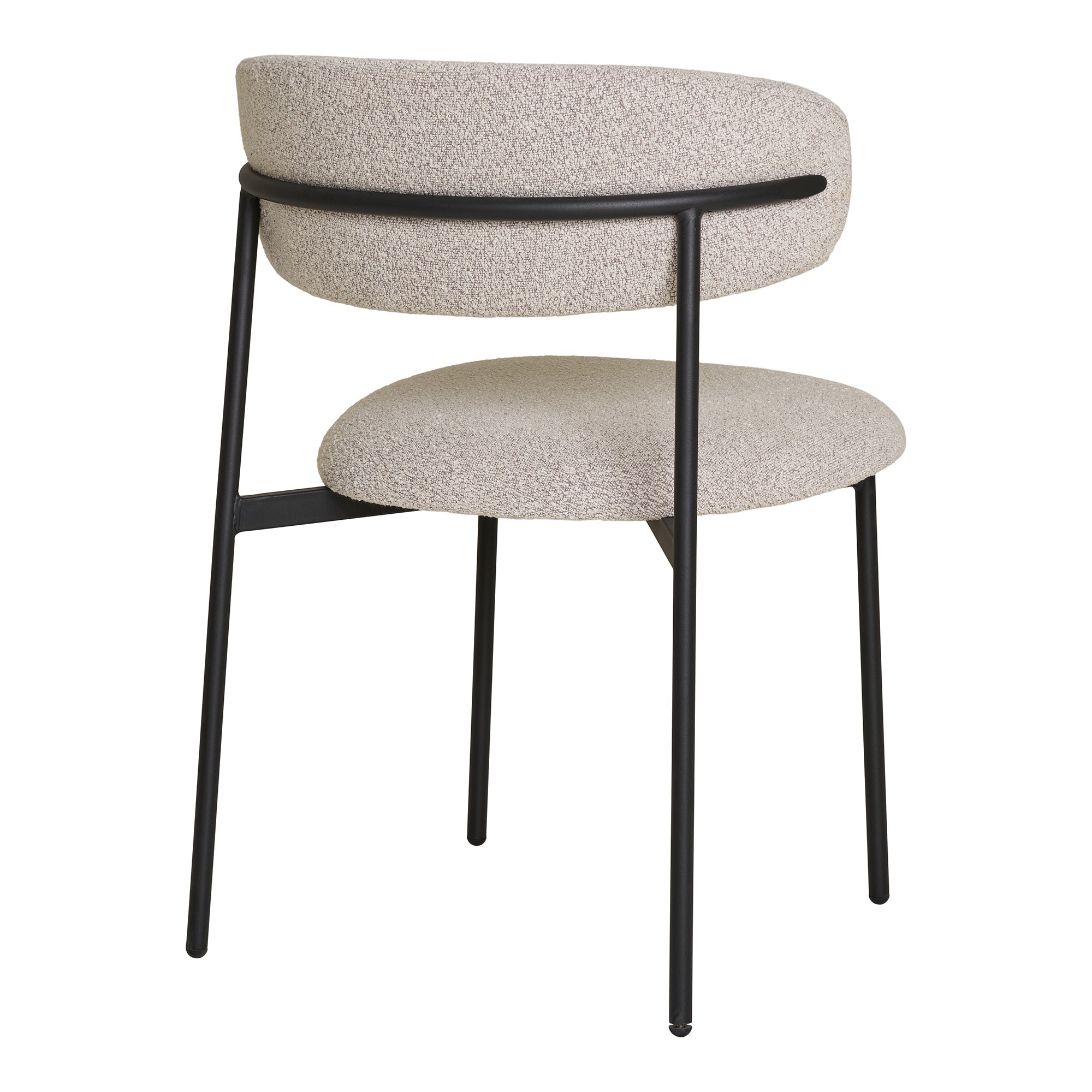 2-pack Mira Matstolar – Sand Bouclé
