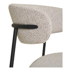 2-pack Mira Matstolar – Sand Bouclé