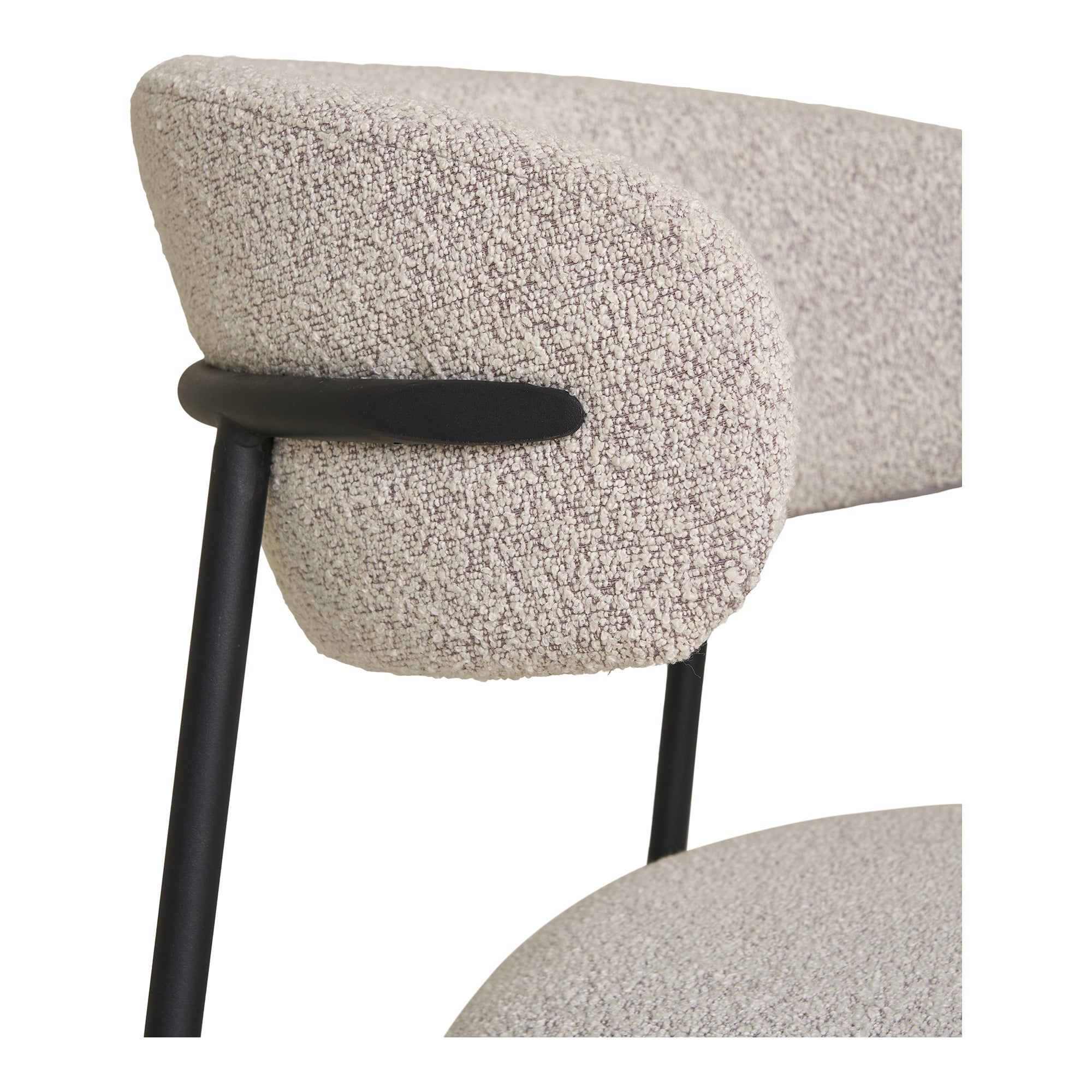 2-pack Mira Matstolar – Sand Bouclé