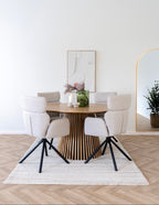 Cordoba Matstol med snurrfunktion – Sand