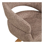 Dover Matstol – Brown / Natural Oak