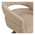 Dover Matstol –  Sand Heathered / Brown Oak