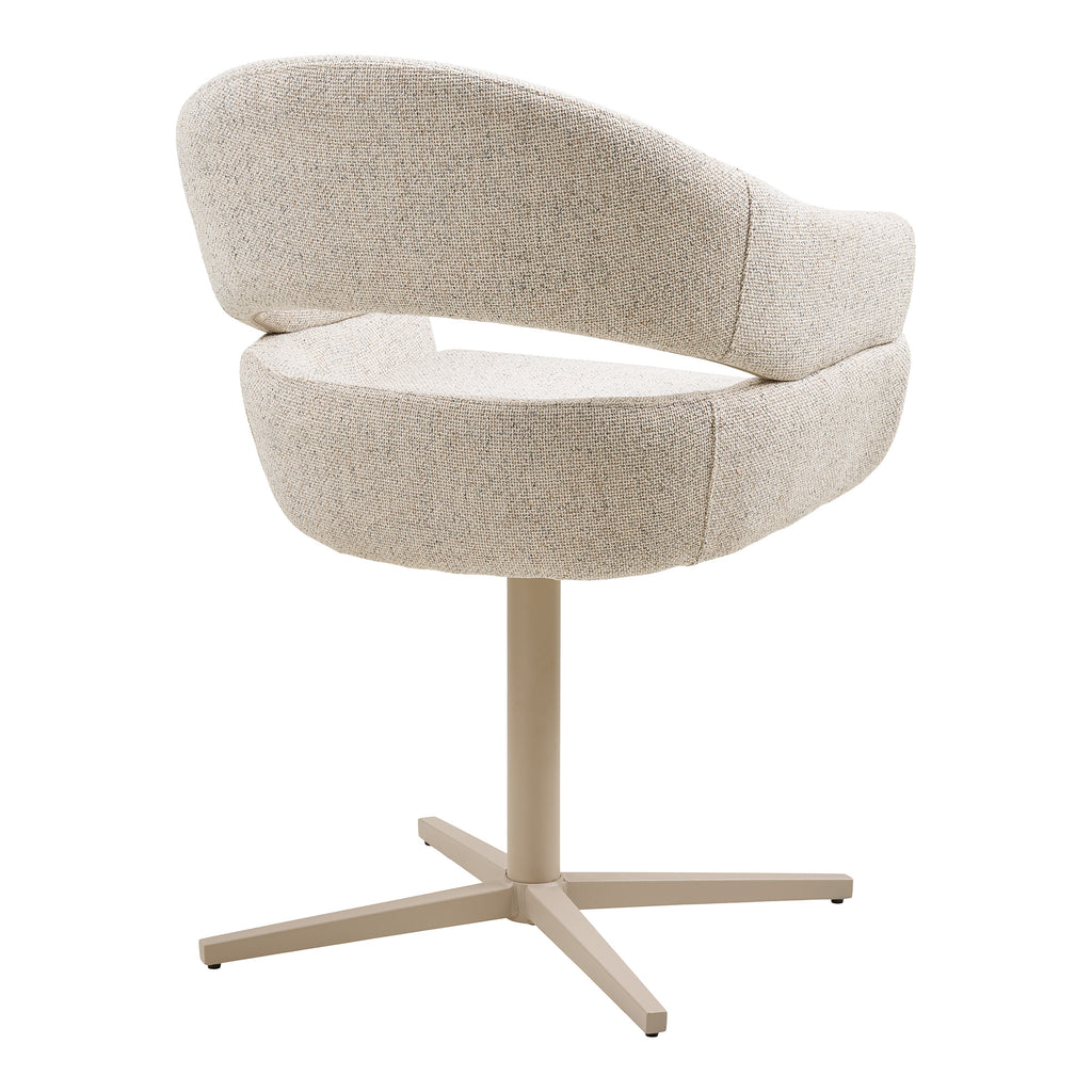 Dover Matstol med snurrfunktion – Beige melerad
