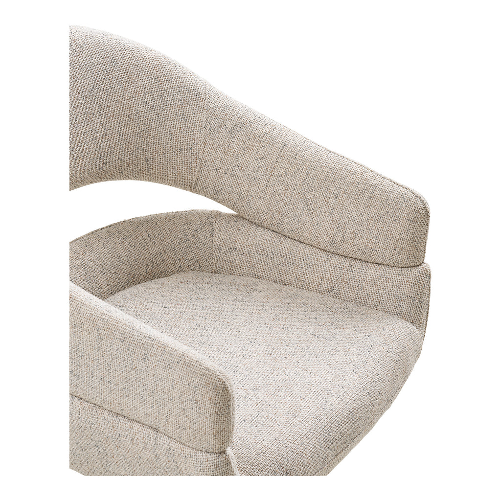 Dover Matstol med snurrfunktion – Beige melerad
