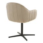 Tamera Matstol med snurrfunktion – Ljusgrå