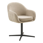 Tamera Matstol med snurrfunktion – Ljusgrå