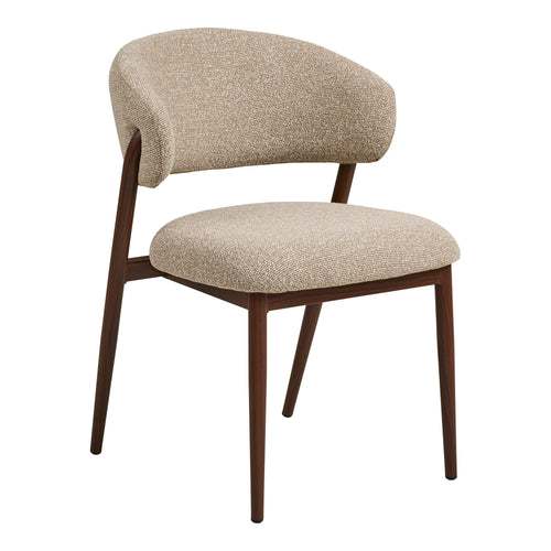 2-pack Cavi Matstol – Sand / Valnöt