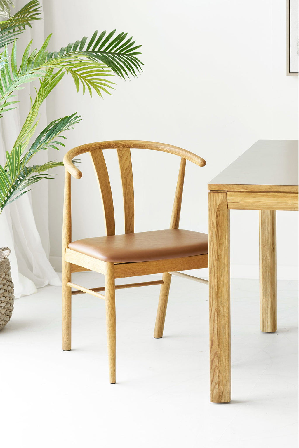 2-pack Artenara Matstol – Natur / Brun