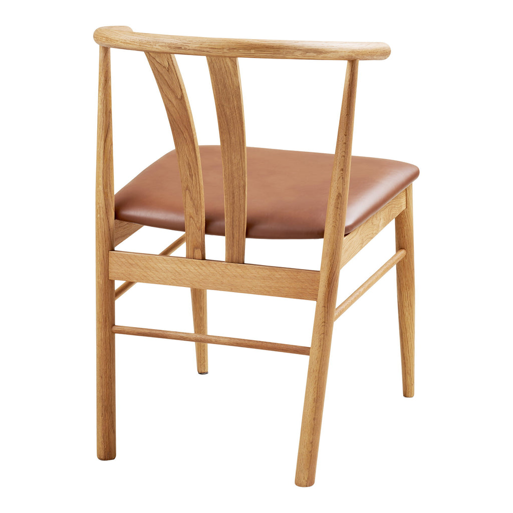 2-pack Artenara Matstol – Natur / Brun