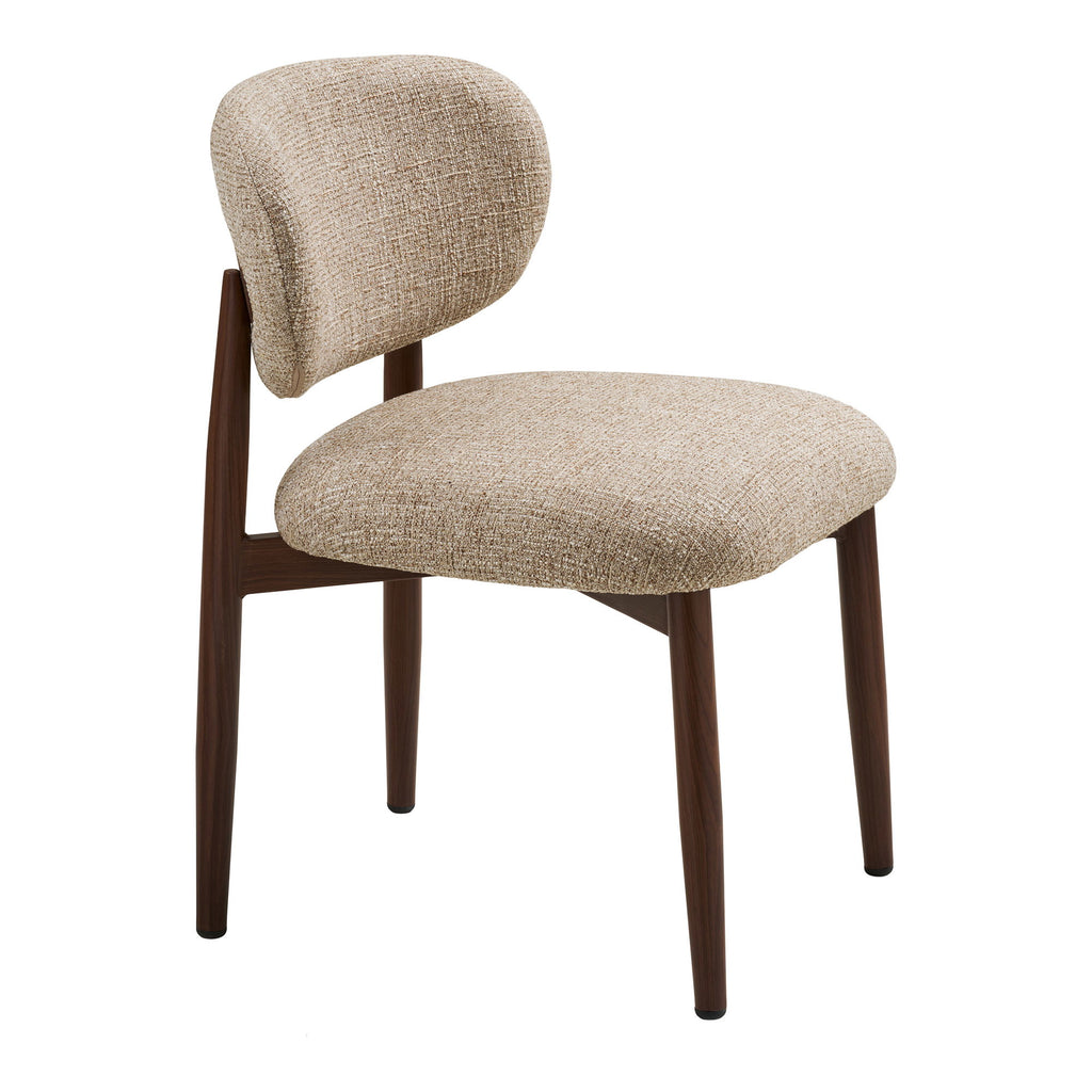 2-pack Isola Matstol – Ljusbrun / Mörkbrun