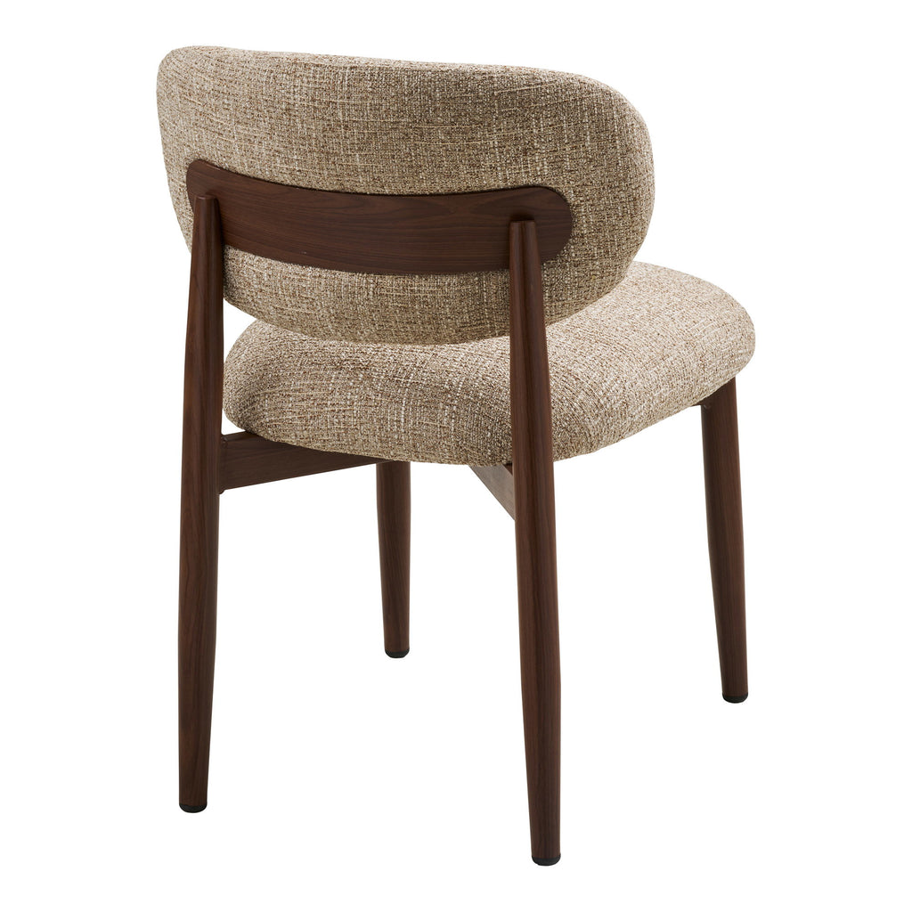 2-pack Isola Matstol – Ljusbrun / Mörkbrun