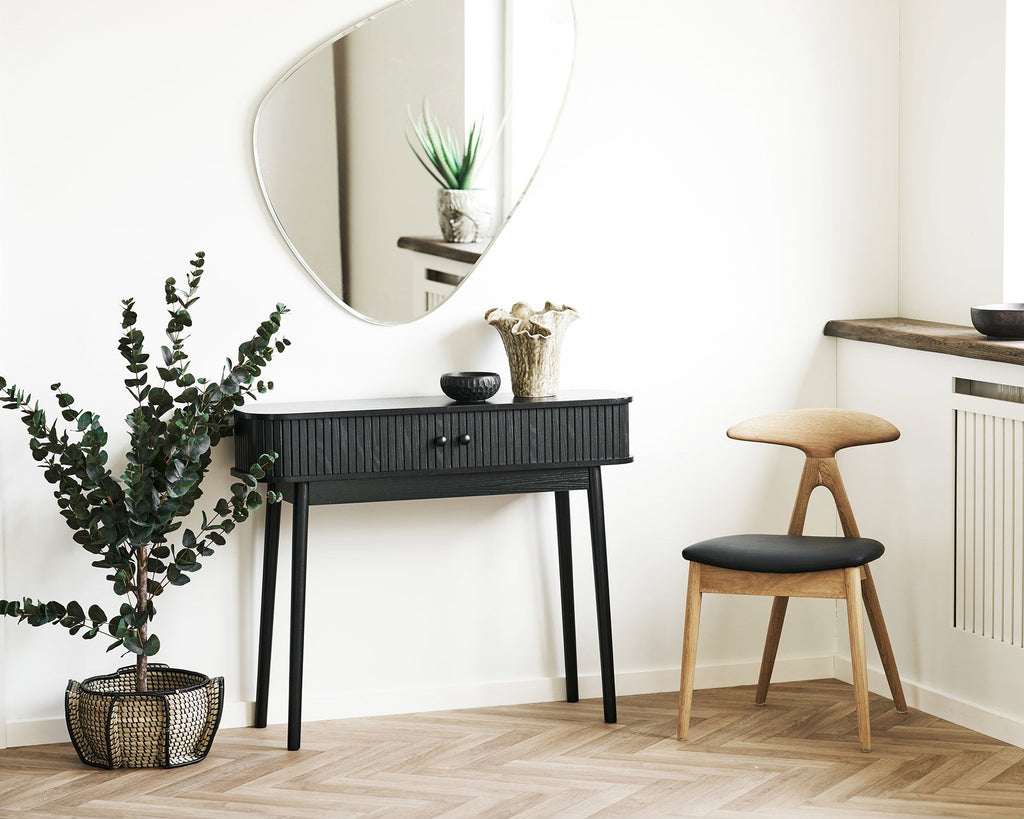 2-pack Lanuza Matstol – Natur / Svart