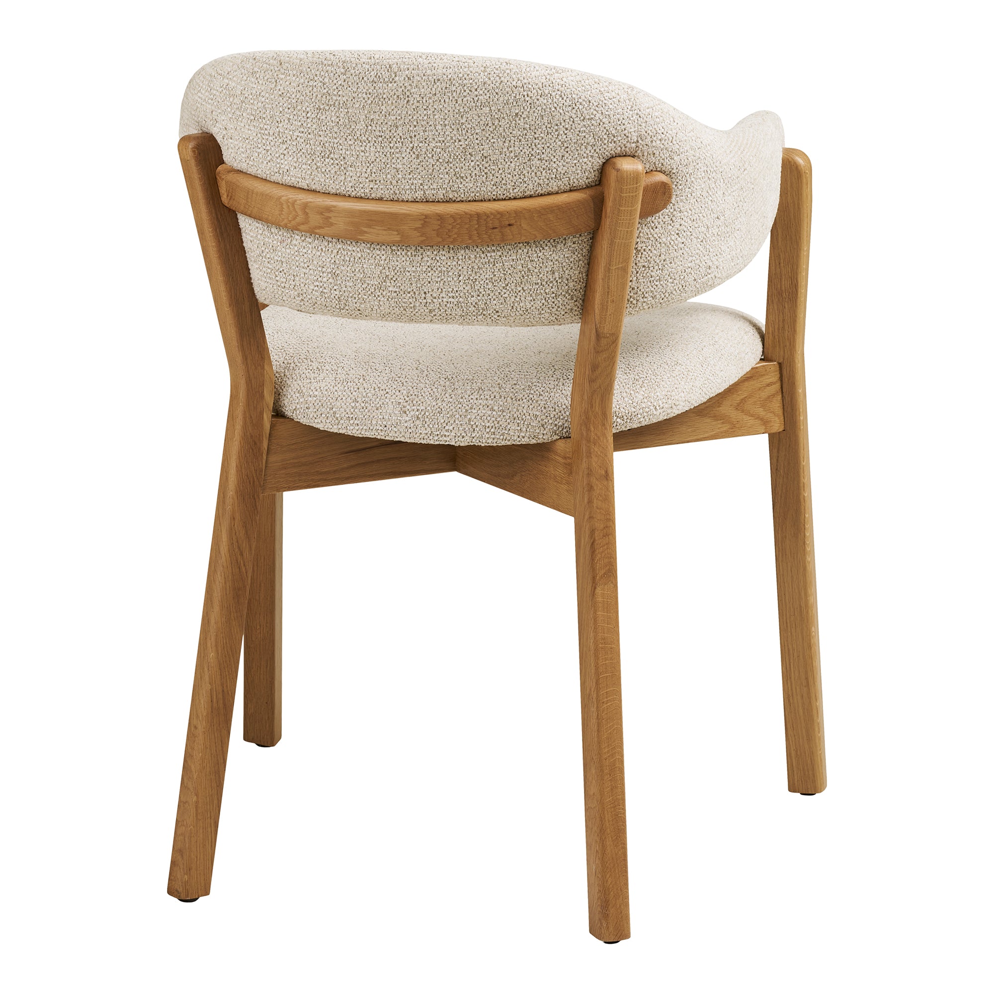 Dunkirk Matstol med armstöd – Ek / Beige