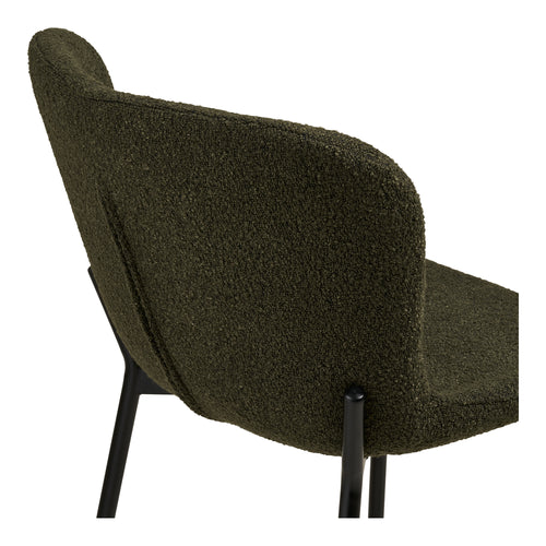 2-pack Maceda Barstolar – Grön Bouclé & Svart
