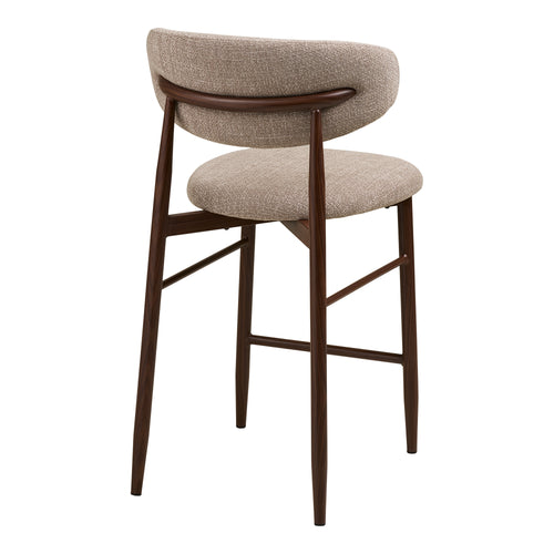 2-pack Levanto Barstolar – Sand / Valnöt