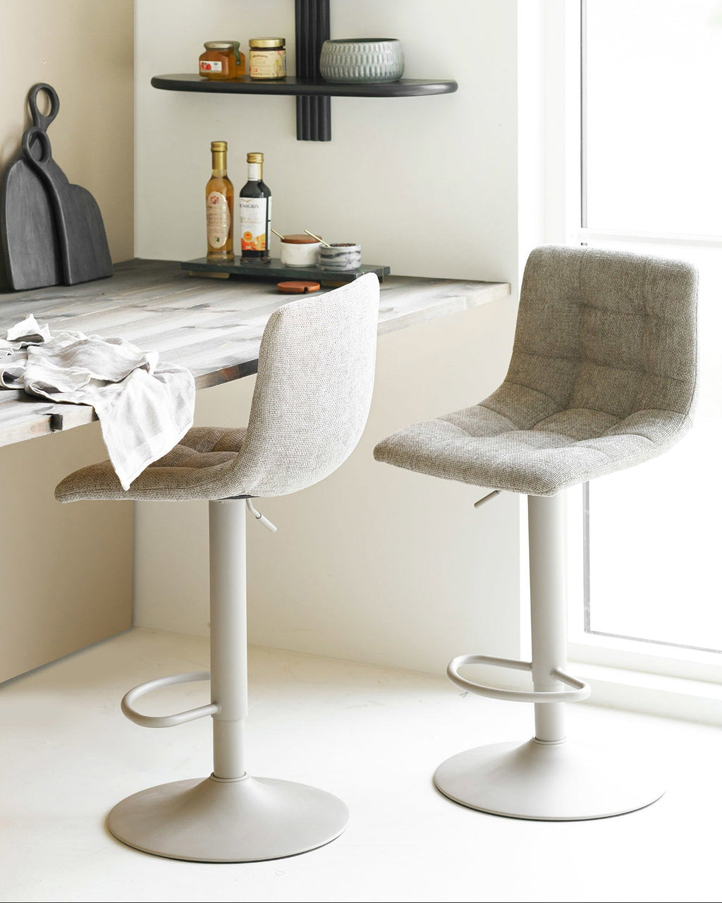 2-pack Middelfart Barstol – Grå