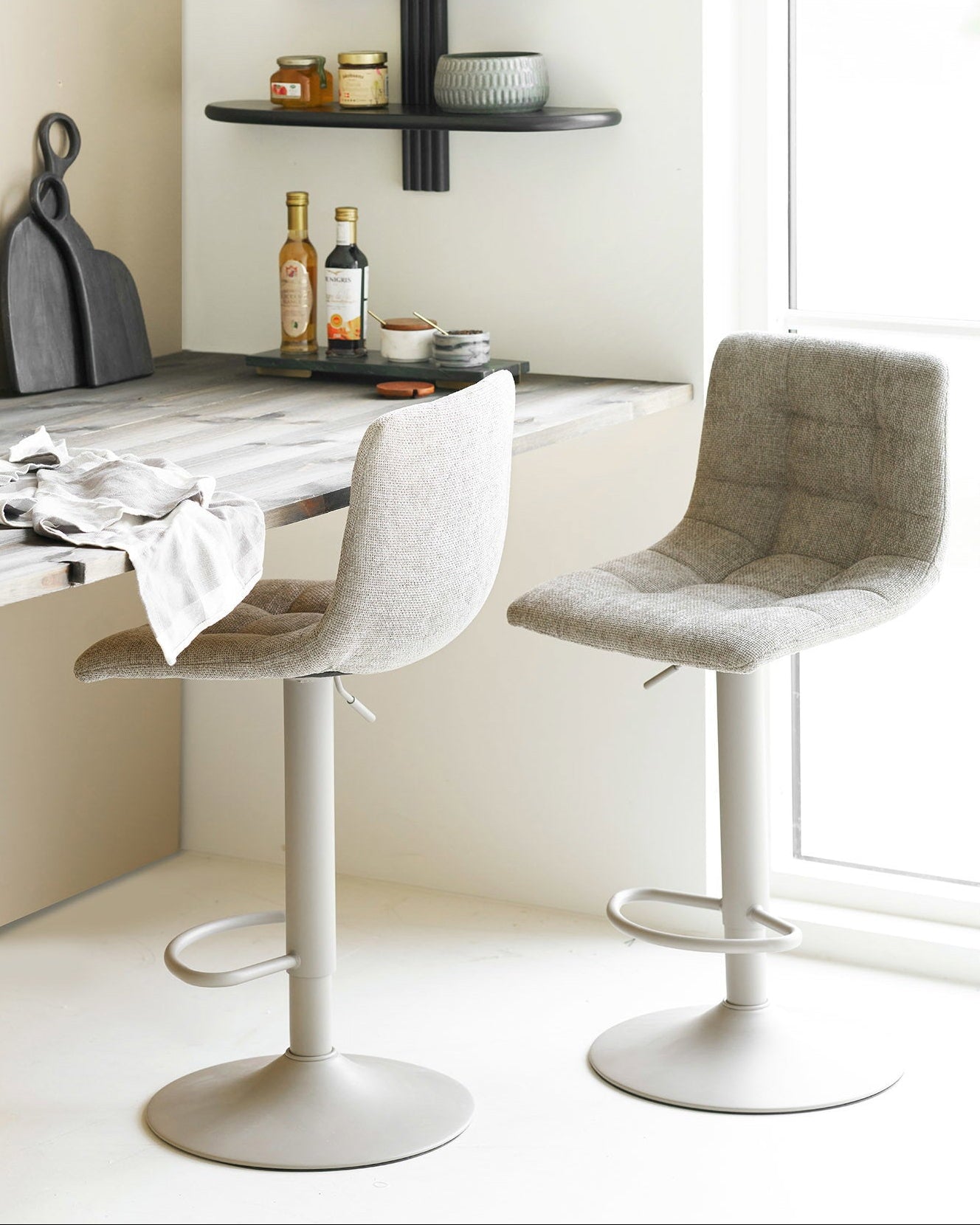 2-pack Middelfart Barstol – Grå