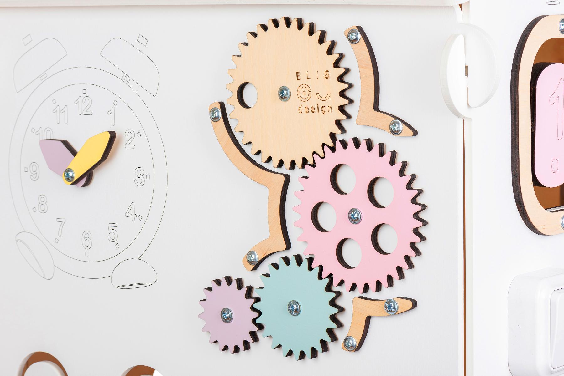 BusyHus VIT PASTELL – aktivitetshus, begränsad upplaga – BusyKids