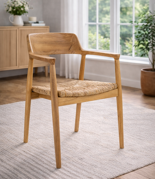 2-pack Getafe Matstolar – Natur