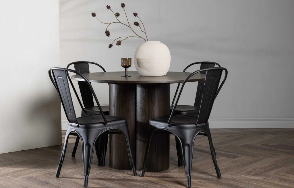 Tempe Matstolar 4-pack Svart