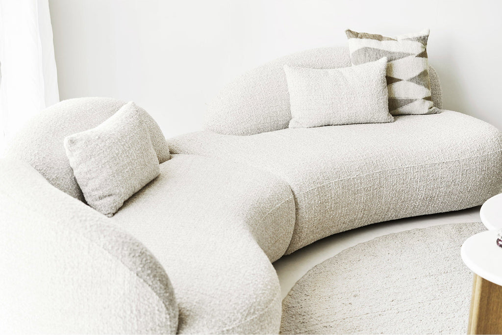 Amol Soffa i Natur – 326 cm med 3 Sittdynor
