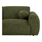 Clyde Lounge Soffa – Olivgrön (Vänsterdivan)