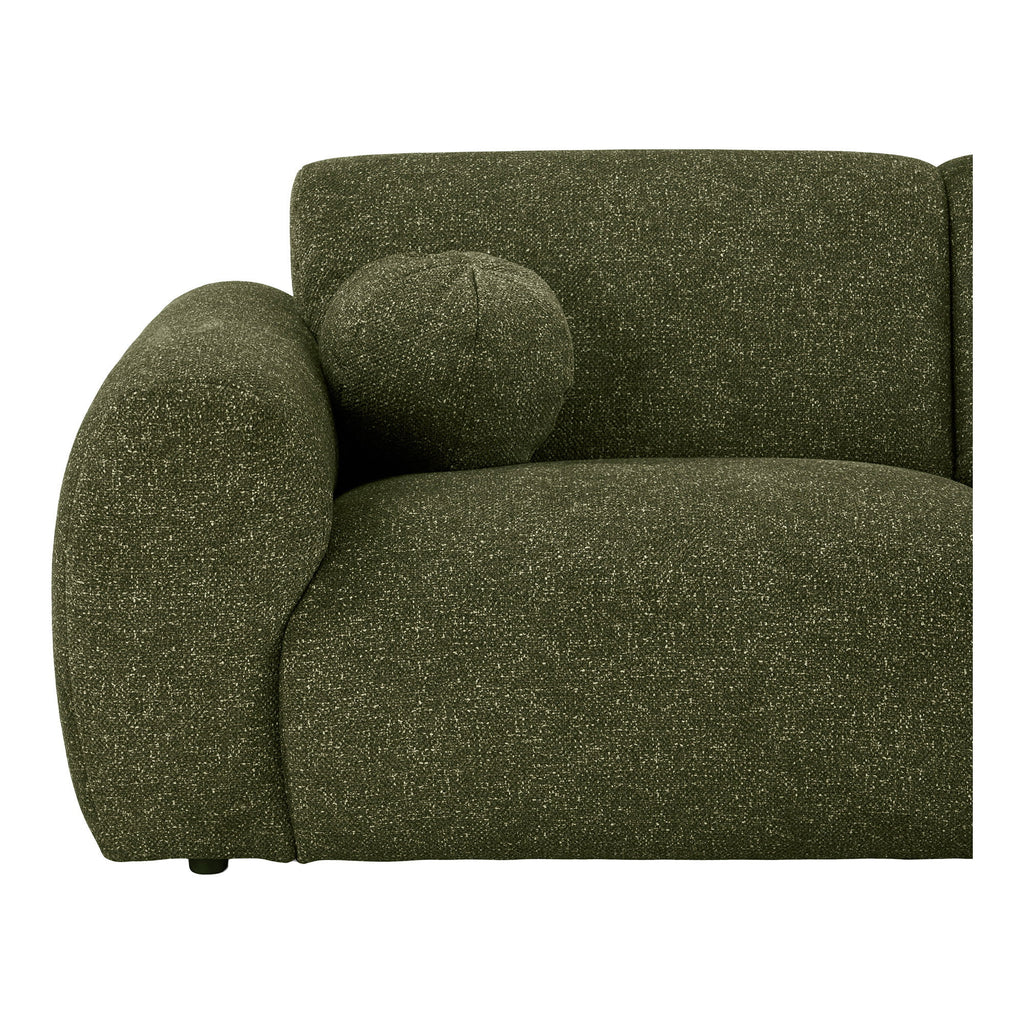 Clyde Lounge Soffa – Olivgrön (Högerdivan)