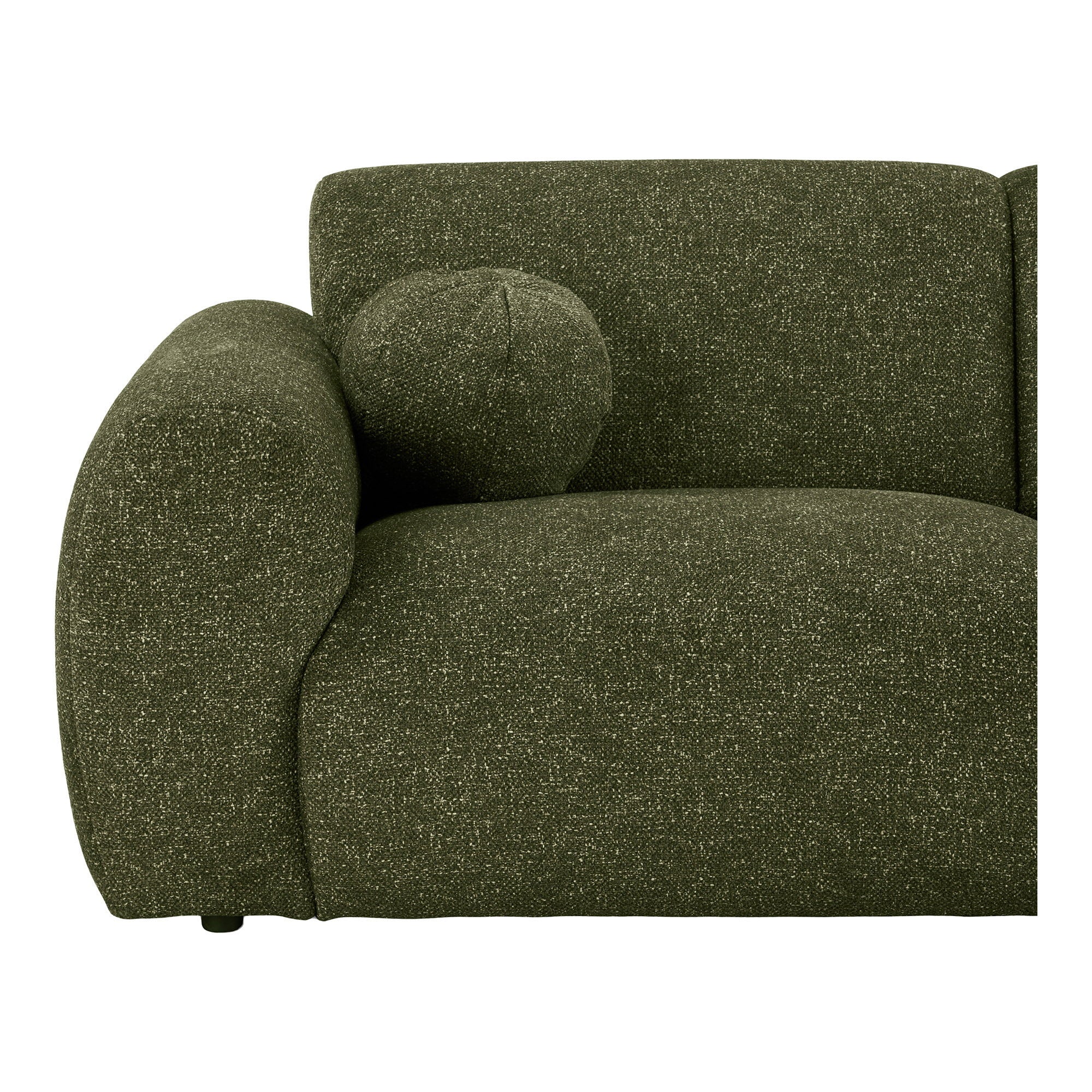 Clyde Lounge Soffa – Olivgrön (Högerdivan)