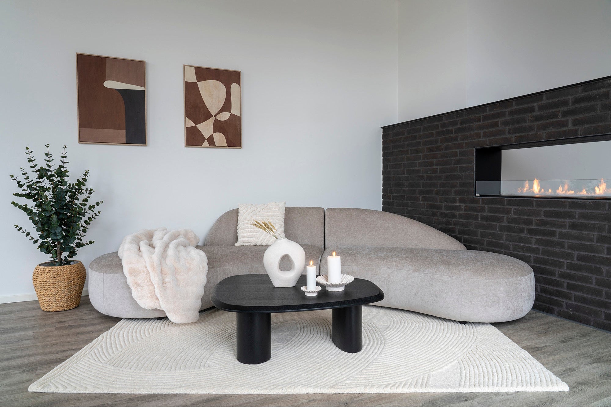 Venice Soffa – Natur 318cm