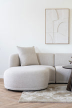 Kingston Lounge Soffa – Natur (Vänstervänd)